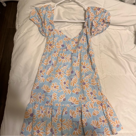 FLORAL MINI DRESS - Picture 1 of 4